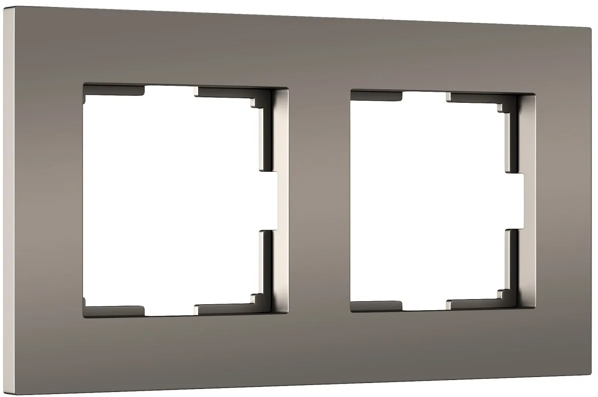 Рамка 2-я Бронза матовый Slab WERKEL