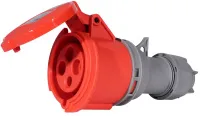 Розетка переносная 32A 4п (3P+PE) SLN-224 IP44, 380В, AWSPRODUCTS