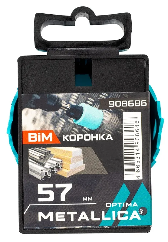 Коронка биметаллическая 57 мм METALLICA Optima