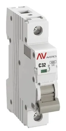 Автоматический выключатель AV-6 C32/1 6кА  AVERES EKF