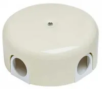 Коробка распред. 110х50мм Сл. кость (пластик) Bironi