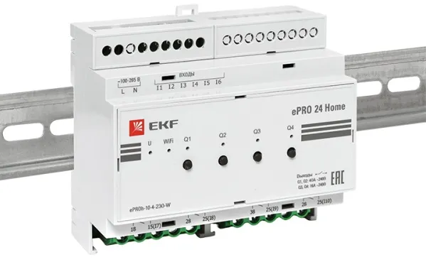 Контроллер ePRO24 удаленного управления 6вх\4вых 230В WiFi Home