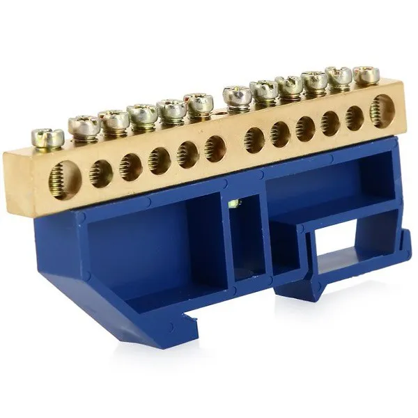 Шина нул на DIN-изол ШНИ-6x9-12-Д-С ИЭК