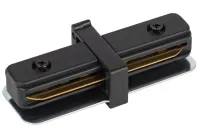 Коннектор TR-1PA-IC-BK прямой для однофазного шинопровода черный ЭРА