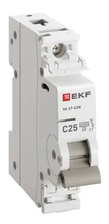 Автоматический выключатель ВА 47-63N C25/1 6кА Proxima EKF
