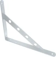 Кронштейн для полок 200*150 усиленный белый (1шт.) (ХС)