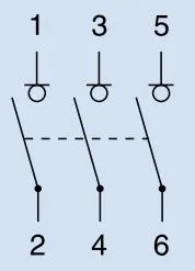 Выключатель нагрузки  Z-IS-16/3 16A 3-pol (400v)