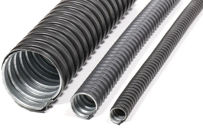 Металлорукав в ПВХ изол. 15 черный Р3-ЦП нг Гофроматик (20м)