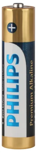 Батарейка LR03 PREMIUM PHILIPS BL-4, уп