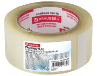 Лента/скотч клейкая прозрачная 48 мм х 100м, 45мкм BR