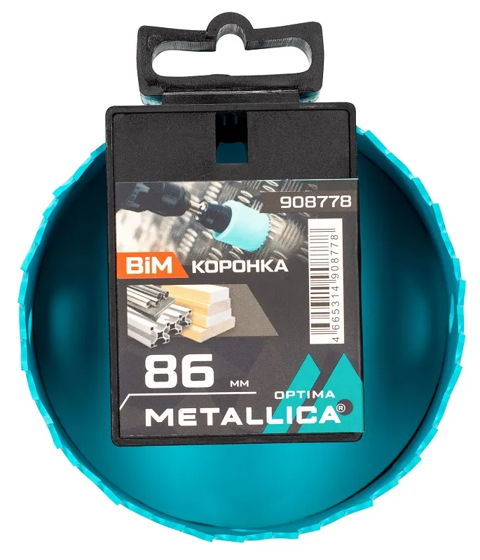Коронка биметаллическая 86 мм METALLICA Optima