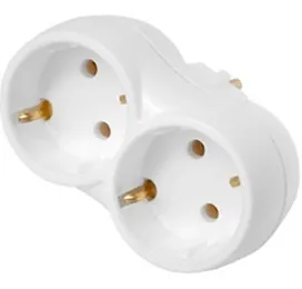 Разветвитель РВ16-373 2 гн. с/з прямой Bylectrica