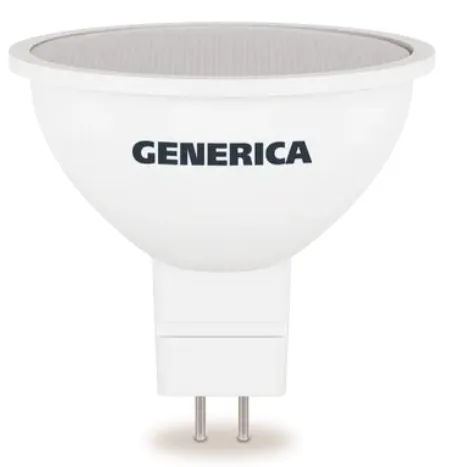 Лампа LED MR16 GU5.3 3000К 10Вт 1000Lm GENERICA