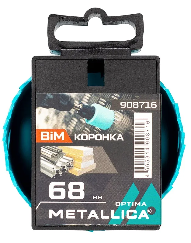 Коронка биметаллическая 68 мм METALLICA Optima