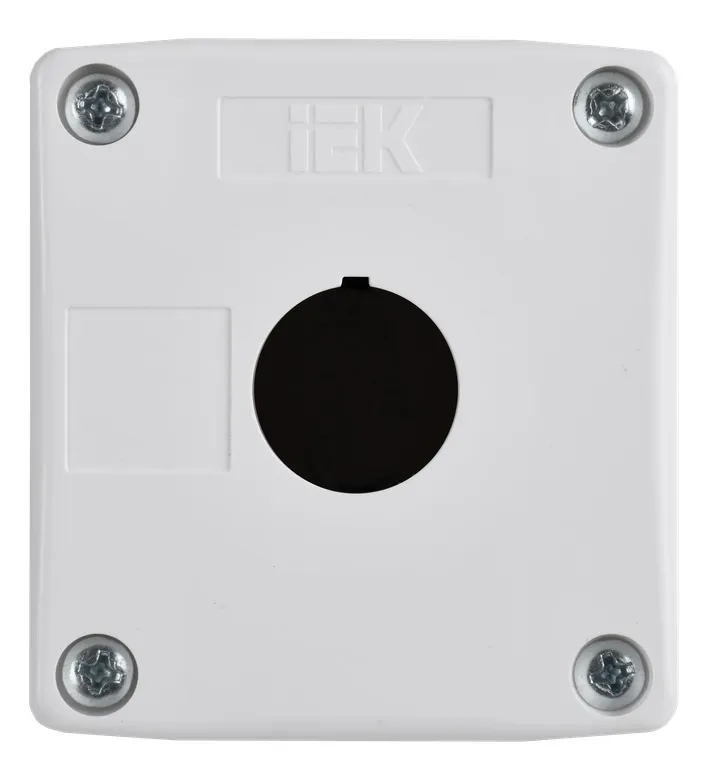 Пост кнопочный КП101-Р 1 место белый IEK