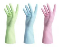 Перчатки Libry, виниловые хозяйственные Премиум, 3 цвета, L 144/12 KHVPR003, ком