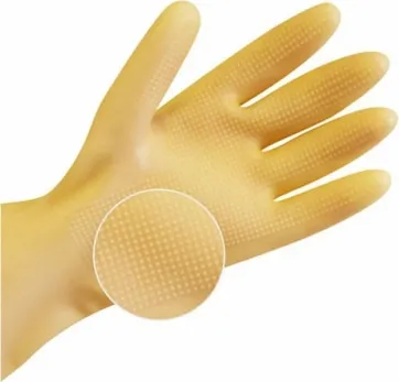 Перчатки хозяйственные латексные СВЕРХПРОЧНЫЕ M (PLSHS2), ком