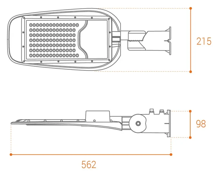 Светильник уличный 70Вт 5700К IP65 7700лм серый WOLTA