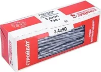 Гвозди 3,4*90 винтовые цинк (700 гр.) (Стройбат), уп