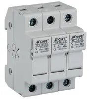 Держатель вставок RT18-32-3 3P, 32A, 690VAC (10x38) CHFE