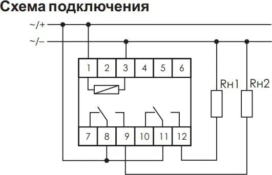 Реле PK-2P (24 AC/DC; I=2х8А) F&F