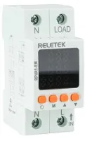 Реле контроля напр. и тока RPVA1-EM, 63А, счетчик энергии Reletek