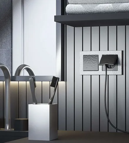 Клавиша для выключателя перекрестного Черный Hammer WERKEL