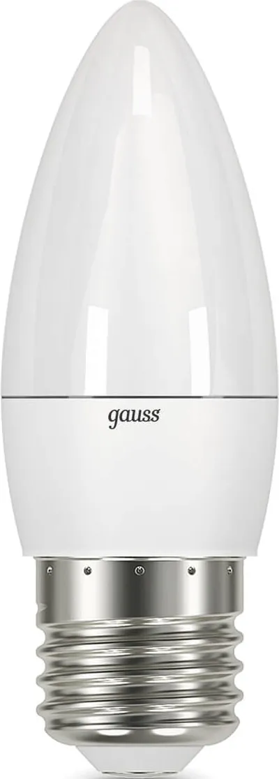 Лампа LED C35 E27 2700K 6.5Вт 520Лм GAUSS