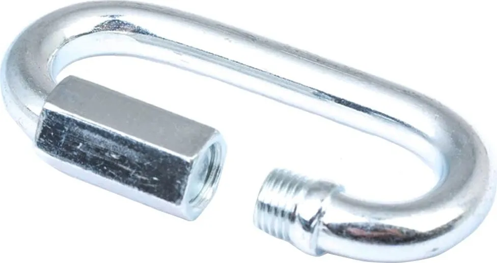 Карабин винтовой 8 мм (белый цинк 6 шт), уп