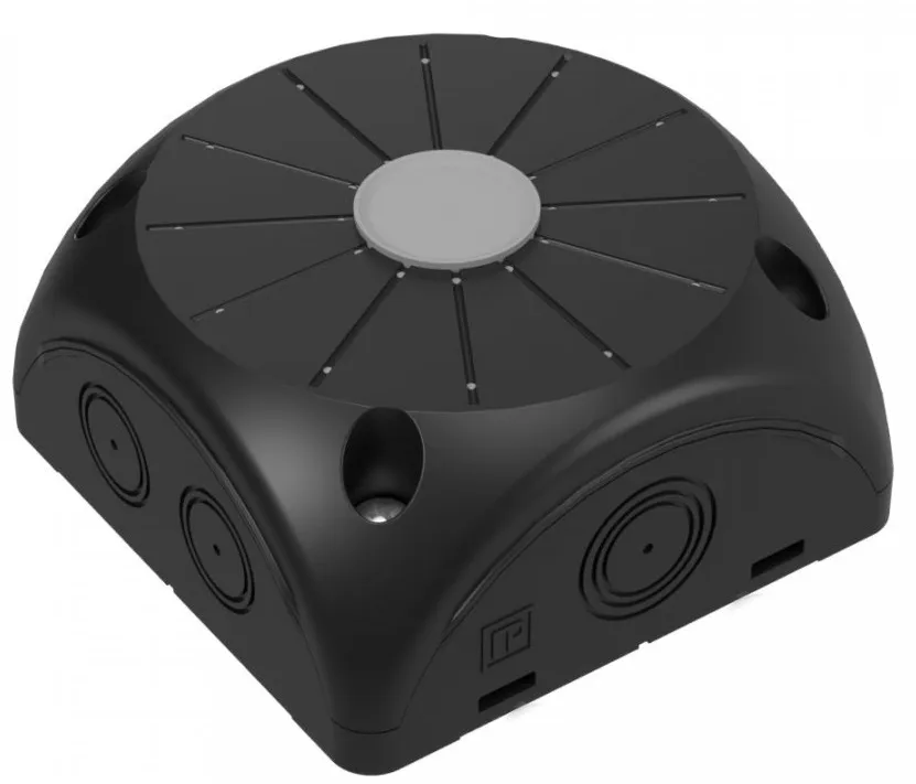 Коробка распред. о/п 100х100х50 IP68 ЧЕРНАЯ пр. монт. для видеокамер двухкомпонентная HF УФ Промрука