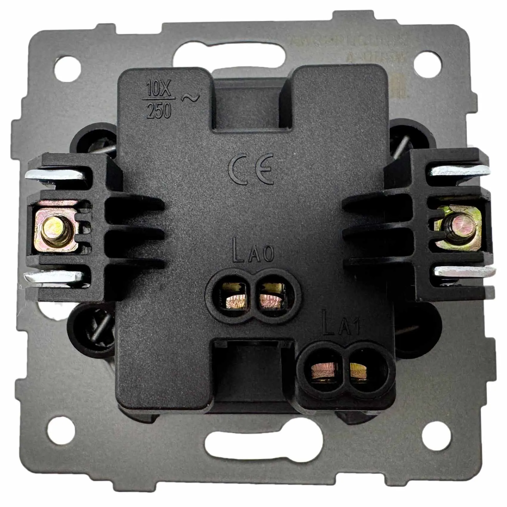 Выключатель звонка 1-кл. белый A-005W "Аура" AWSproducts