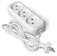 Удлинитель бытовой 3гн. 3м б/з ПВС 2х0,75mm2 Премиум UNIVersal