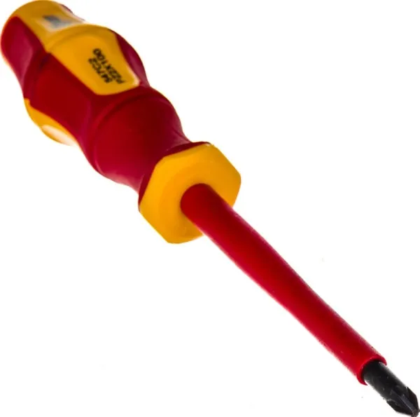 Отвертка диэлектрическая "Профи" PZ2*100 (КВТ)