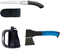 Походный набор (складная пила и топор) GREEN APPLE