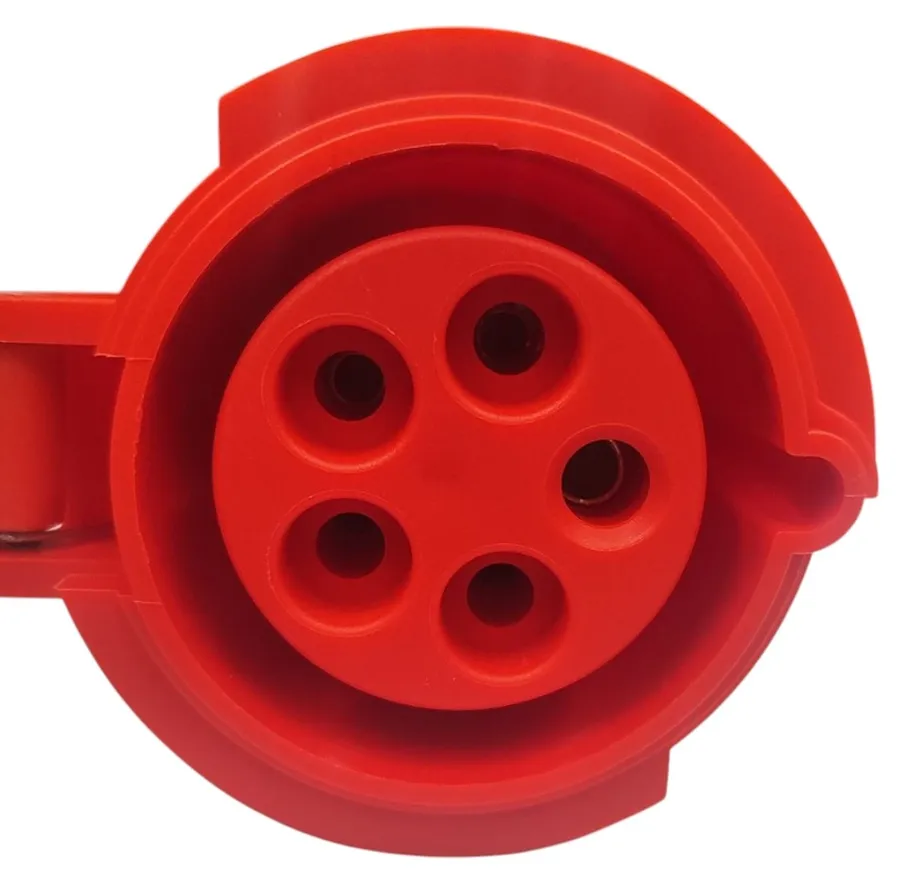 Розетка стационарная 32A 5п (3P+PE+N) SLN-1252 IP67, 380В, AWSPRODUCTS