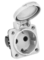 Розетка панельная 16А 3п (2Р+РЕ) IP54, 230В серый MAGNUM IEK