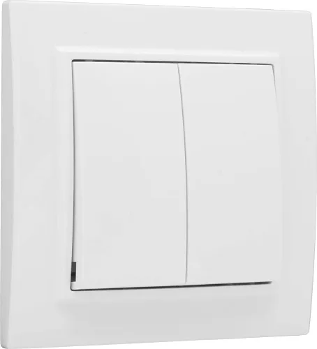 Выключатель 2-кл. Белый Минск EKF
