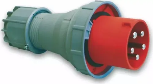 Разъем перенос. IP-67   63/5 вилка (035-6)