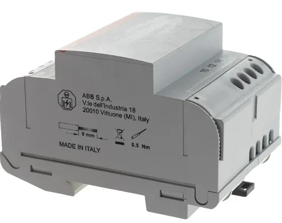 Трансформатор модульный TS 25/12-24C, 230/24 (2х12)В, 25ВА ABB