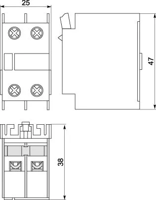Доп.контакт ПКИ-11 (1нз, 1но) IEK