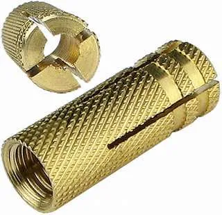 Анкер забивной М8 латунный LAZ (1шт.) (МС)