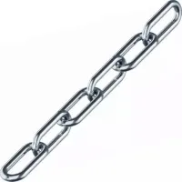 Цепь 8 мм длиннозвенная DIN763 цинк (боб. 20м) (Tech-KREP), б