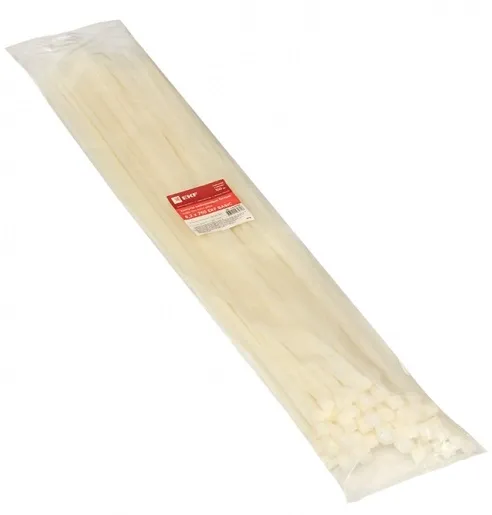 Хомут 8,2*750 белый нейлон (100 шт.) Basic (EKF), уп