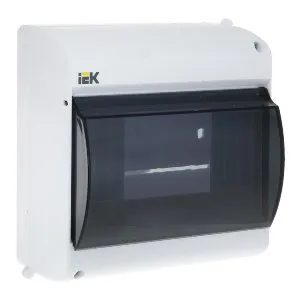 Щит навесной пласт. КМПн 2/6 IP30 бел. IEK