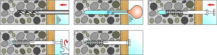 Дюбель фасадный с саморезом 10*135 (2 шт.) (Стройбат), уп