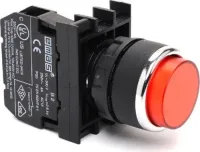 Кнопка выступающая B200HK крас. 1нз IP40 Emas
