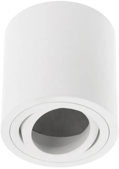 Светильник потолочный AVEIRO, алюминий, 80x85мм, IP20, GU10, макс 20 Вт, круглый, белый GTV