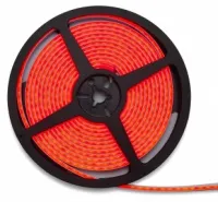 Неоновая лента N2835 Красный 12Вт/м 24В IP67 5м Lumines