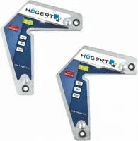 Магнитный угольник для сварочных работ, L-образный, 9кг (2шт) HOEGERT