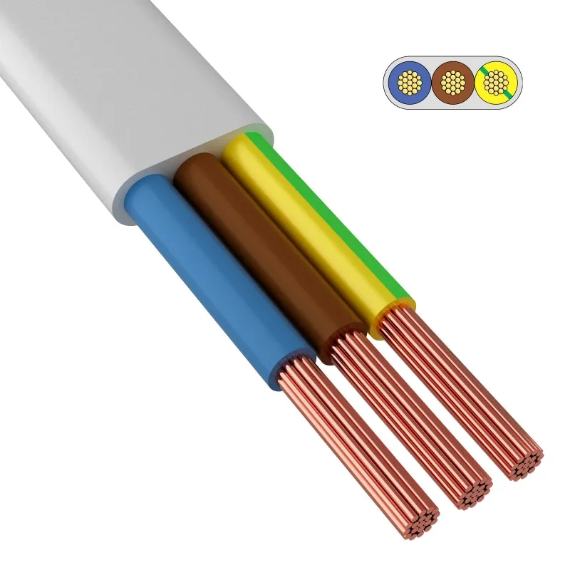 Кабель ШВВП 3*0,5 380V (отмотка) белый